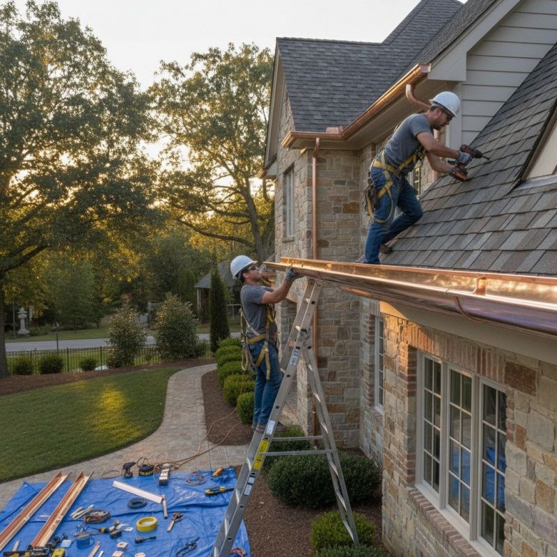 Local Copper Roofing Installation pros at work